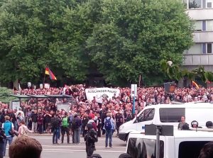 Chemnitz 27. 08- 2018: Vereinigte Rechte